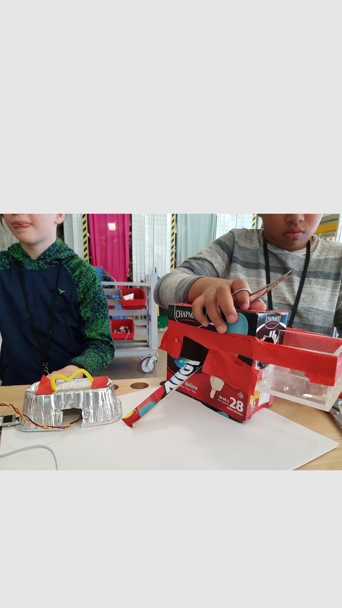Lindwu5's tweet photo. Ontario Science Center STEAM residency day 2... coding with micrbits and building accessible playgrounds #generalmercerps #Ontariosciencecenter #STEAM #microbits #accessibleplaygrounds https://t.co/1raJywY2Fy