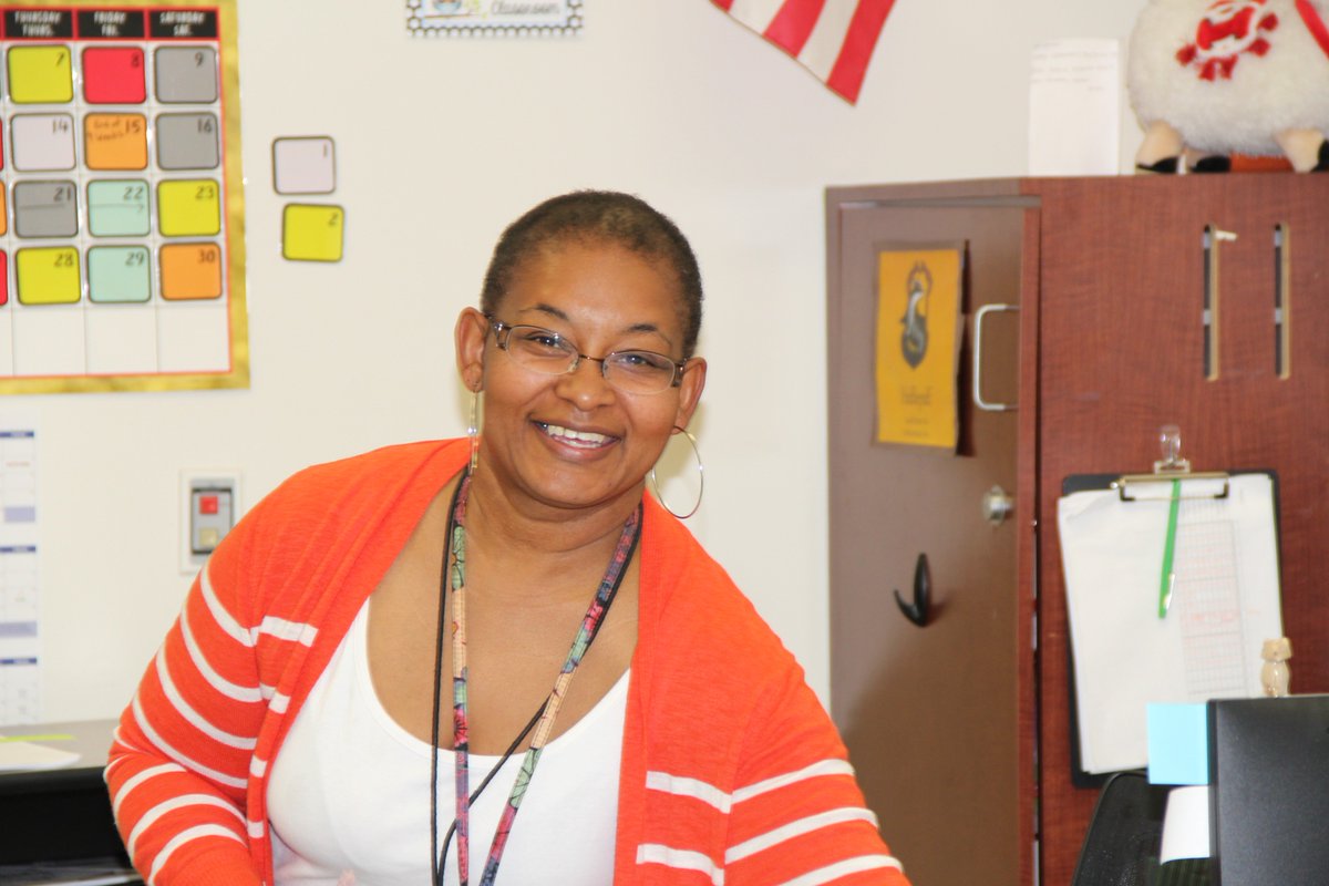 ACEPBCProDev's tweet photo. Math Academic Support Coach, LaTanywa Carter, preparing for the Let's Talk! Round Table ABE/GED(R) Math at our #ACEPD. #VoicesFromTheField #ABEGED(R) https://t.co/zQAJX6gGMi