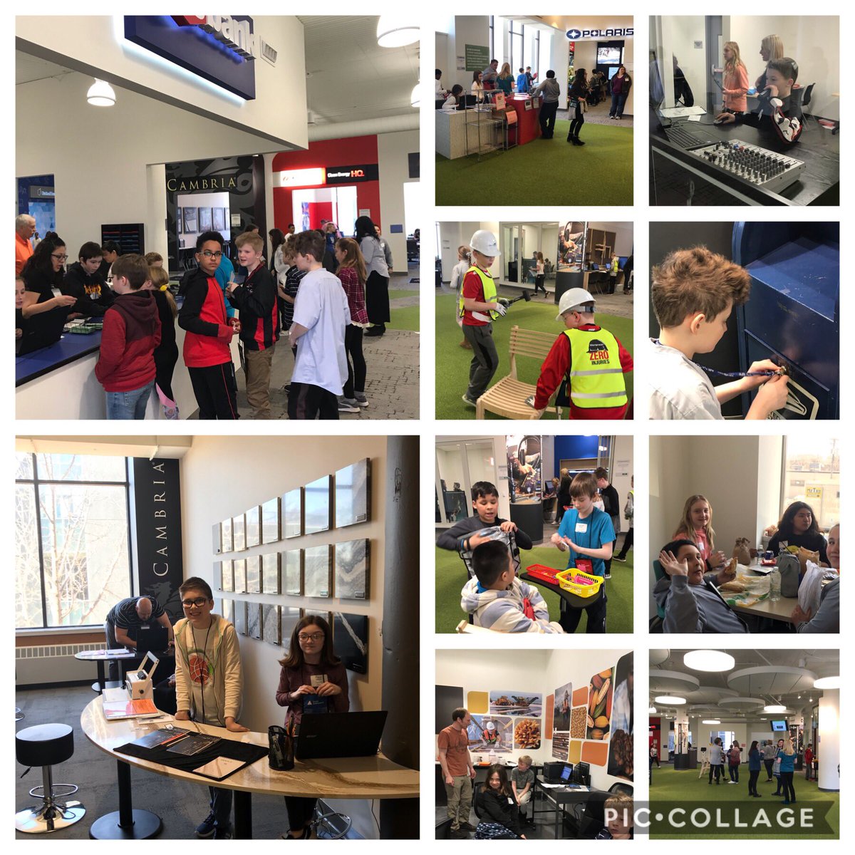 SweeneyElem's tweet photo. @SweeneyElem 5th graders are buzzing around @JAUpperMidwest BizTown. What an amazing opportunity provided by Minnesota businesses! #workreadyMN #kidsinnovateMN #moneysmartMN #shakopeeschools https://t.co/0JLkefnCSx