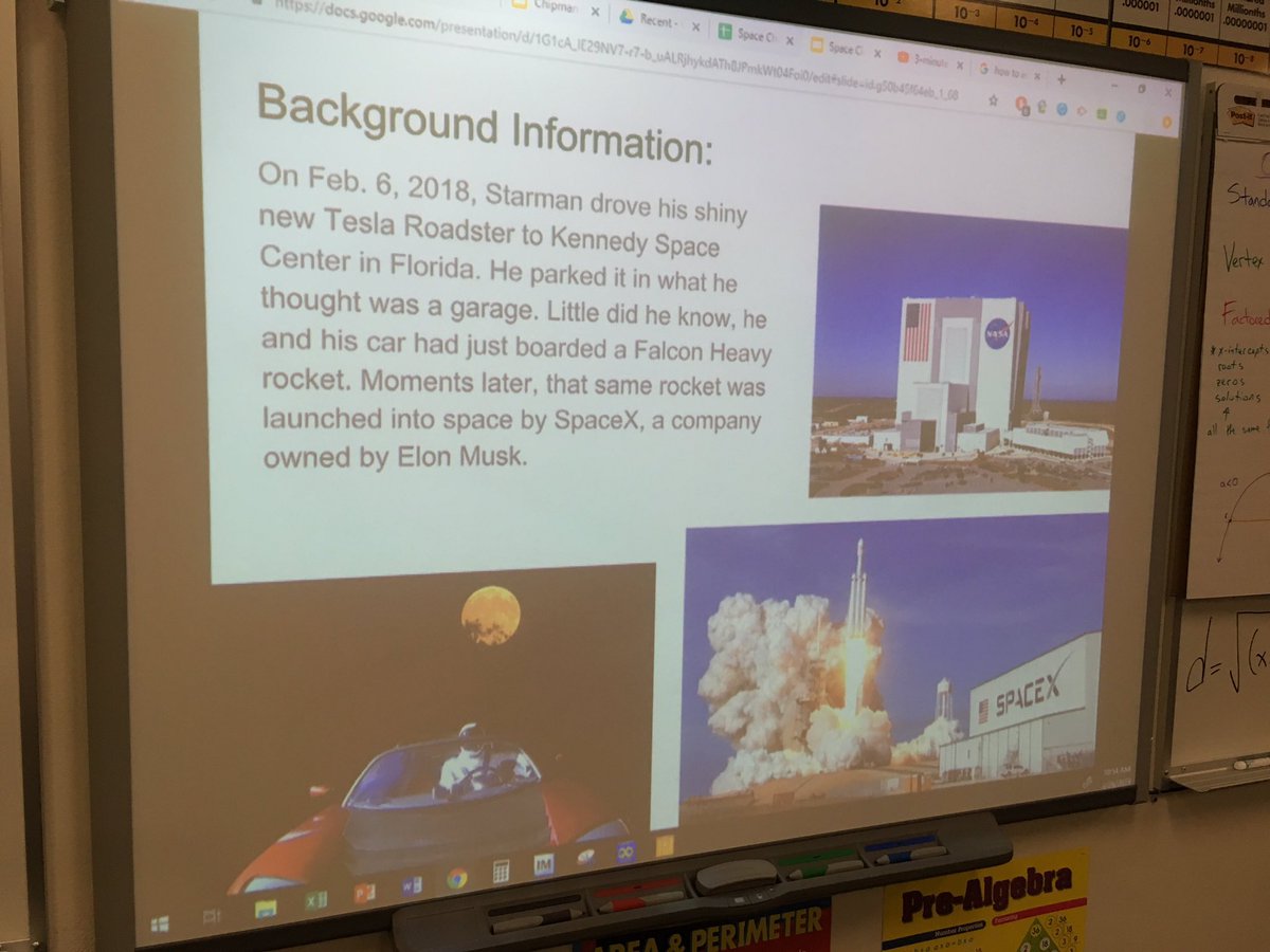 WittmansWorld's tweet photo. I created a fun math task using volume to calculate how much chocolate snacks we can send into space. #SpaceX #ChipmanMath #TeamBCSD https://t.co/tyEzYtanGh