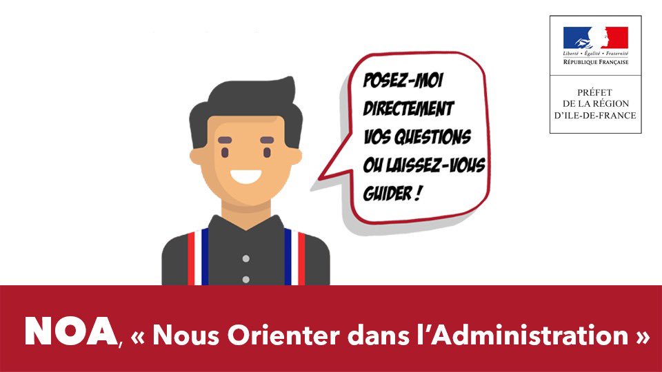 ProPulsion95's tweet photo. RT Prefet75_IDF: Saviez-vous que NOA signifie « Nous Orienter dans l’Administration » ?
Sa mission est d’accompagner les start-up dans leurs démarches administratives en recrutement, propriété industrielle ou fiscalité ! 💻📱#ChatbotNoa https://t.co/29M5MGEK6U #ProPulsion95
