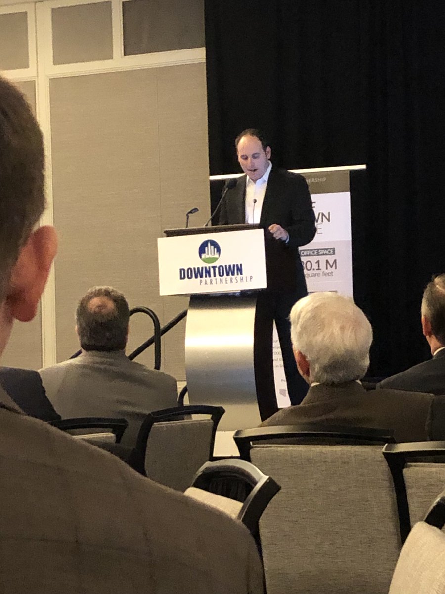 BCTarchitects's tweet photo. @DowntownBalt‘s State of Downtown Baltimore sheds light on many new and upcoming projects, including our own Alex Brown Restaurant &amp; Lexington Market. Mike Berne also shared his insights on retail trends in the wake of the digital age. #downtownbaltimore #BCT #communityinvested https://t.co/YZs9IBZzrm