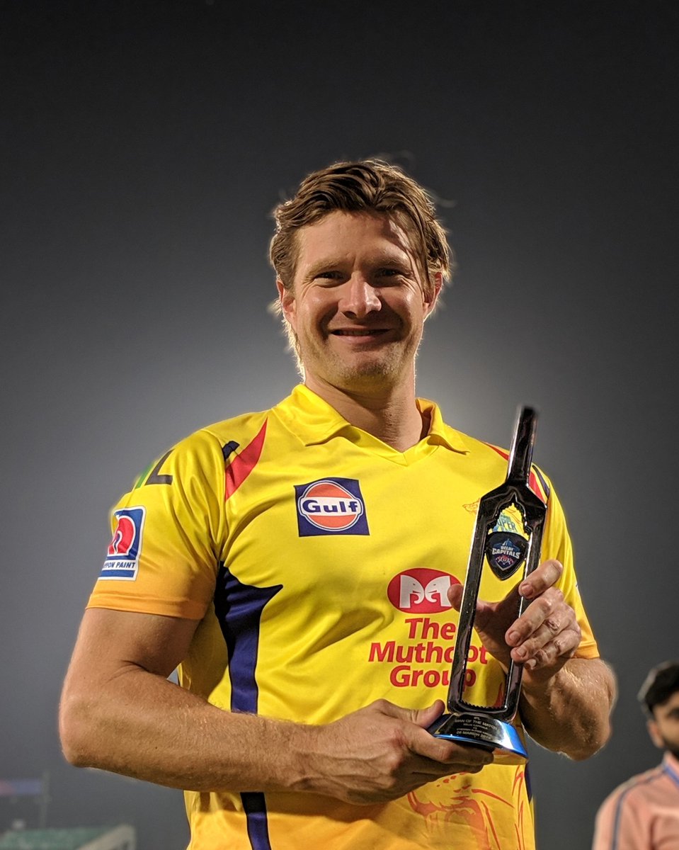 shane watson in csk jersey