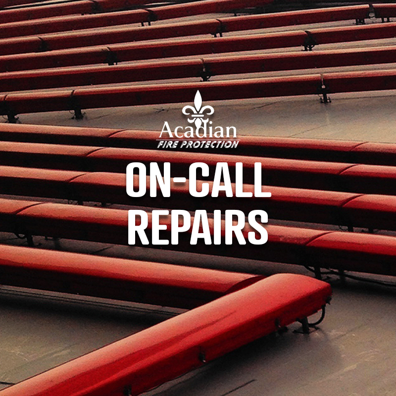 Acadian_Fire's tweet photo. We know repairs are needed quickly. That's why we offer a 24-hour service, every day of the #year. Call us today at 504-834-2332 for your #repair needs. #AcadianFireProtection #FireSprinkler https://t.co/oOXh39nNXe