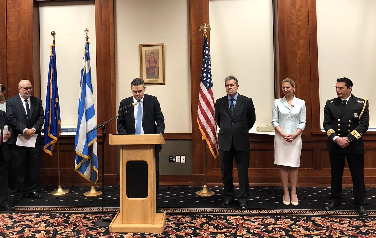 For the first time this year, the official Celebration of Greek National Day did not take place in Washington DC but in Houston, the energy capital of the world. Congratulations to Ambassador Harris Lalacos and Consul General Ioannis Stamatekos @GreeceInUSA @GreeceHouston 🇹🇷🇬🇷
