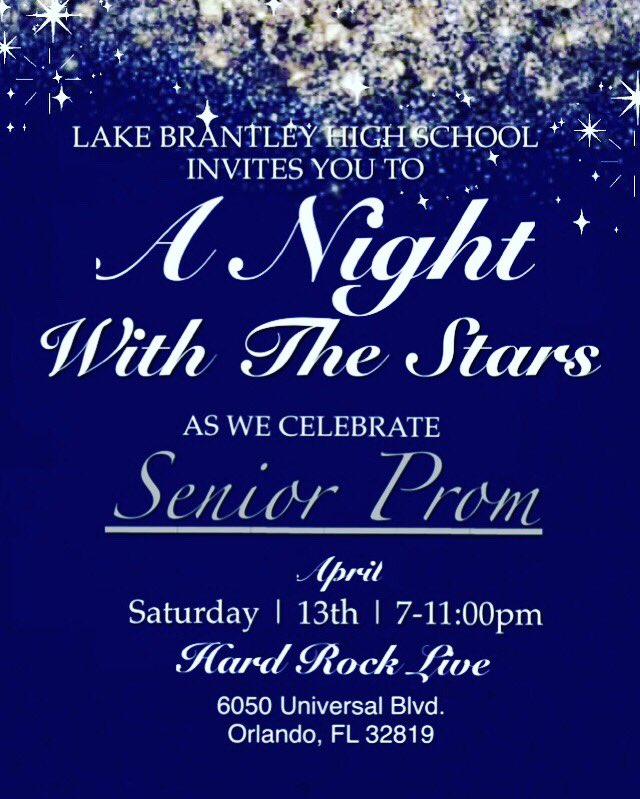 Prom is 17 days away!!! Buy your ticket now before the price goes up this Friday!!!