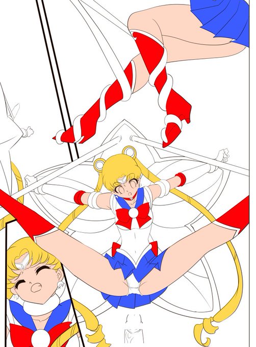 次回作セーラームーン同人誌色付け中～

一周回って初期セーラームーンが至高やな!('◉◞౪◟◉) 