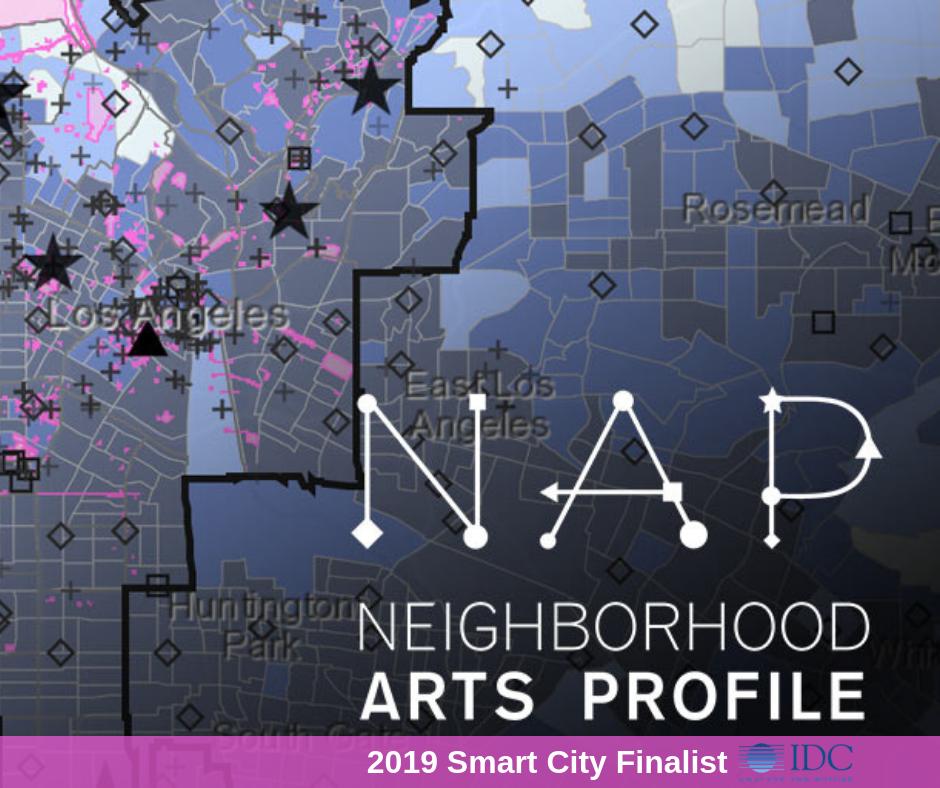Culture_LA's tweet photo. We are excited to announce that DCA's Neighborhood Arts Profile is a finalist for @IDC's Smart City North America Awards! Vote for us in the #Education category, now through April 3! #IDCSmartCities https://t.co/iU01ngttQ2 https://t.co/XS6UUlzSOp