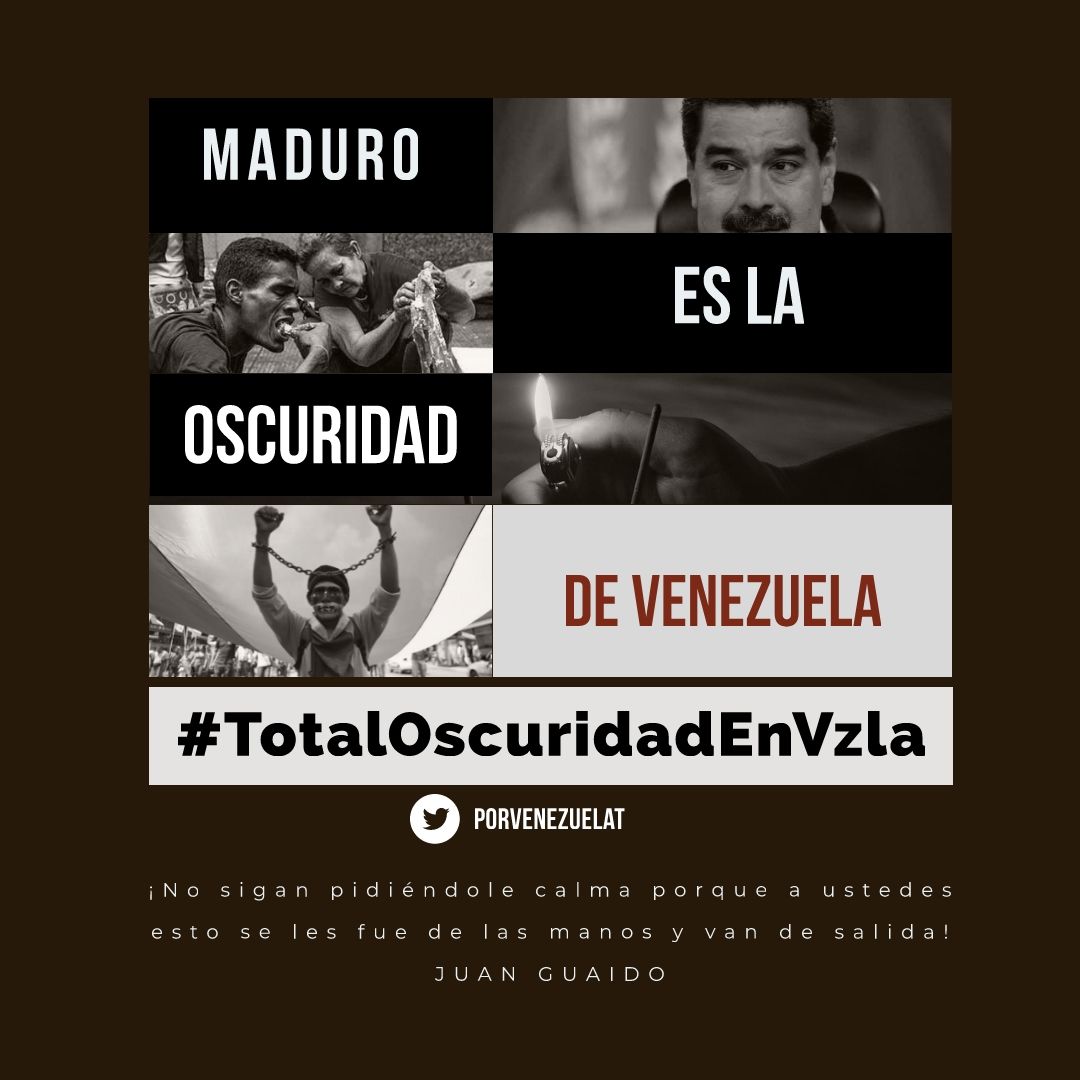 desireelan's tweet photo. Nos quieren tener arrodillados buscando comida, agua y haciendo colas... Maduro vente ya coño #TotalOscuridadEnVzla https://t.co/ySSKHg4KQJ