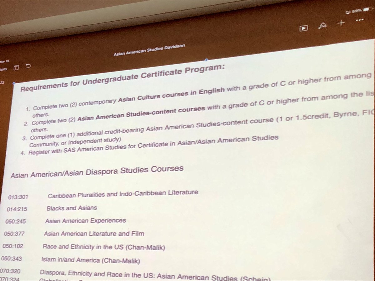 DavidsonAAI's tweet photo. Wow! Look at that @RutgersU Asian American Studies program! #WeNeedAAPIStudies https://t.co/65mfOACOAL