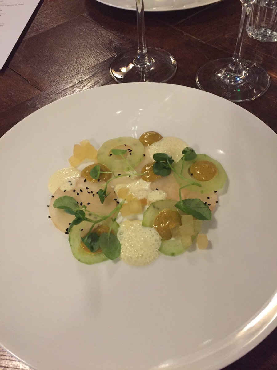 Hannahfounds's tweet photo. @GaryGarycheyne6 Awesome night @WreckfishBistro with the amazing @ChefTomKerridge & @GaryUsher13 #deliciousfood #liverpool #Kala #stuffedFull https://t.co/qSXgiqJuWB