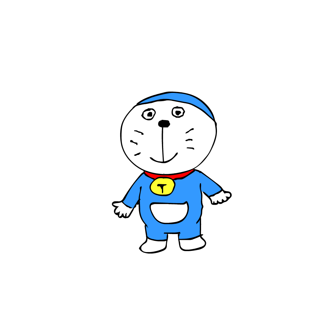 hmm tried to draw doraemon from memory but it's mmmm
