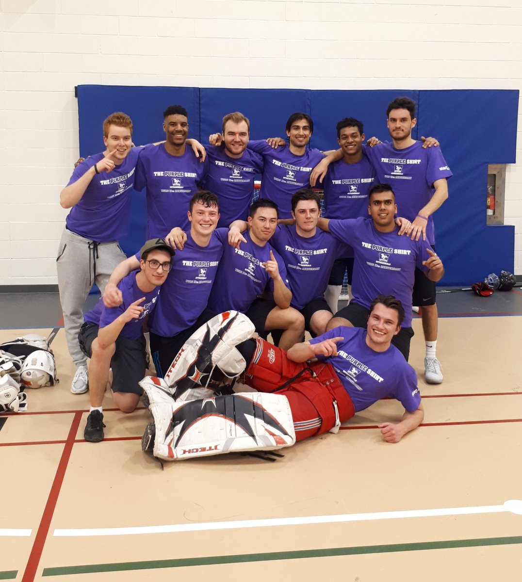Congratulations to Team Dib Yusuf, the Winter 2019 Open Ball Hockey #PurpleShirt Champions