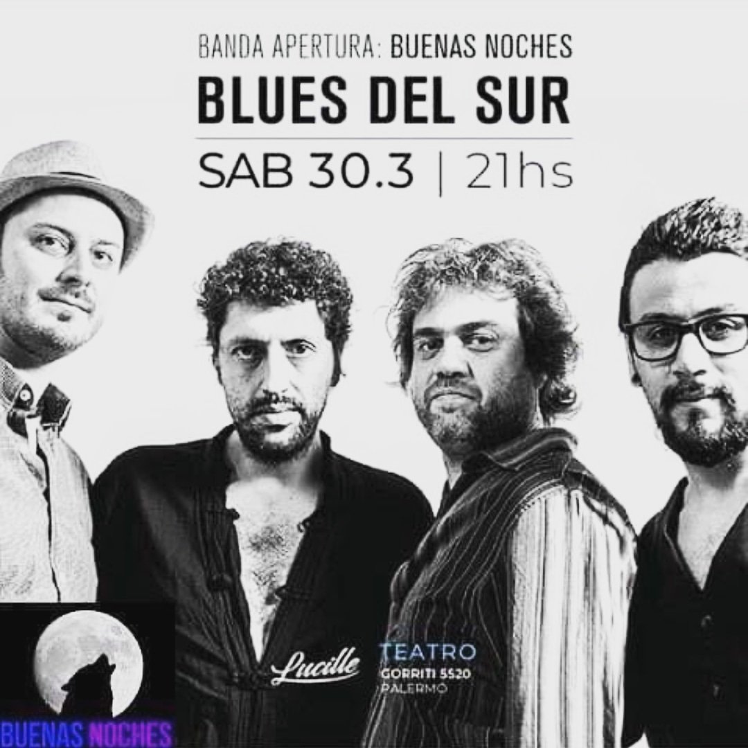 bluesdelsur's tweet photo. Próximo sábado
Los esperamos en Lucille https://t.co/y7mXl32U2e