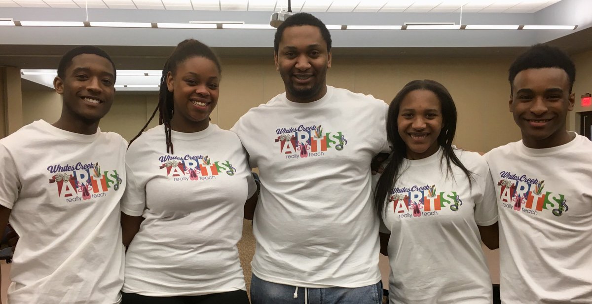 DanceWchs's tweet photo. A few of @WhitesCreekHS Fine Arts Department Arts Ambassadors at @MetroSchools Arts Ambassadors meet and greet with Arts Business Partners. 
#ArtsMoveMNPS #musicinourschools #Danceinourschools #ArtsEducation #MusicMakesUs https://t.co/0Yx3qvdMHX