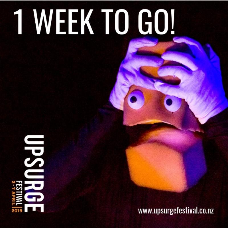 It can't be...it is...Only 1 week to go!! We hope you haven't forgotten to get your tickets?! There's still time - pop on over to our website and check out what we've got on offer: 
upsurgefestival.co.nz/2019-programme/