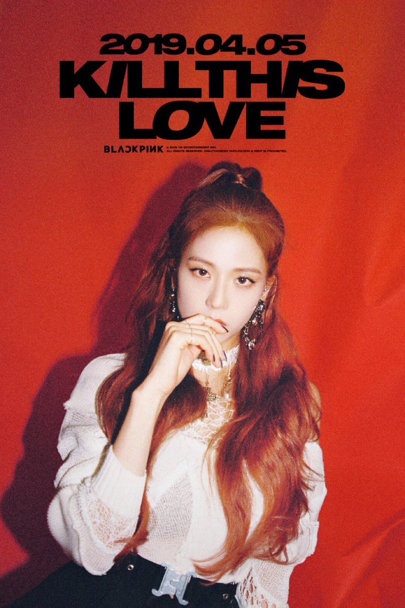 YG_BLACKPINK's tweet photo. #BLACKPINK 'KILL THIS LOVE' JISOO 
COMEBACK TEASER POSTER

—-
More on: https://t.co/gI9e0aa1lF 
—-

✅ 2019.04.05

#블랙핑크 #지수 #KILLTHISLOVE #YG https://t.co/XP2qqoIogZ