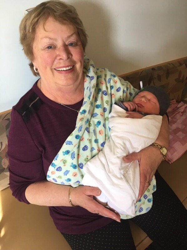 Patsy1t1's tweet image. @Patsy1t1 @SaintBP My niece Had a baby boy “Jacob Edward James” as you con my sister is a proud Grand parent.
