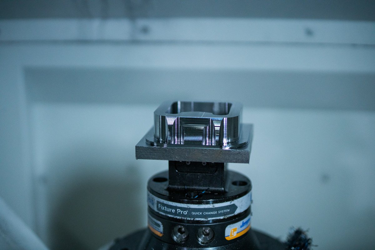 EspritEdge's tweet photo. Today we captured 8 years of strong partnership with @OkumaAmerica on film at their headquarters in Charlotte, NC. We interviewed Mr. Wade Anderson and made some chips using ESPRIT’s ProfitMilling® strategy. Stay tuned for the final video. #ESPRITCAM #Okuma #partnersinthinc https://t.co/OHHi8MVsNM