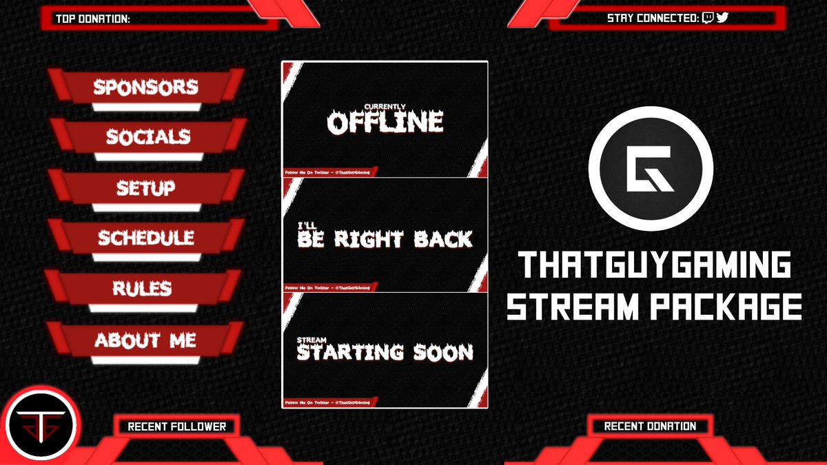 Stream Package for @ThatGuyG4ming