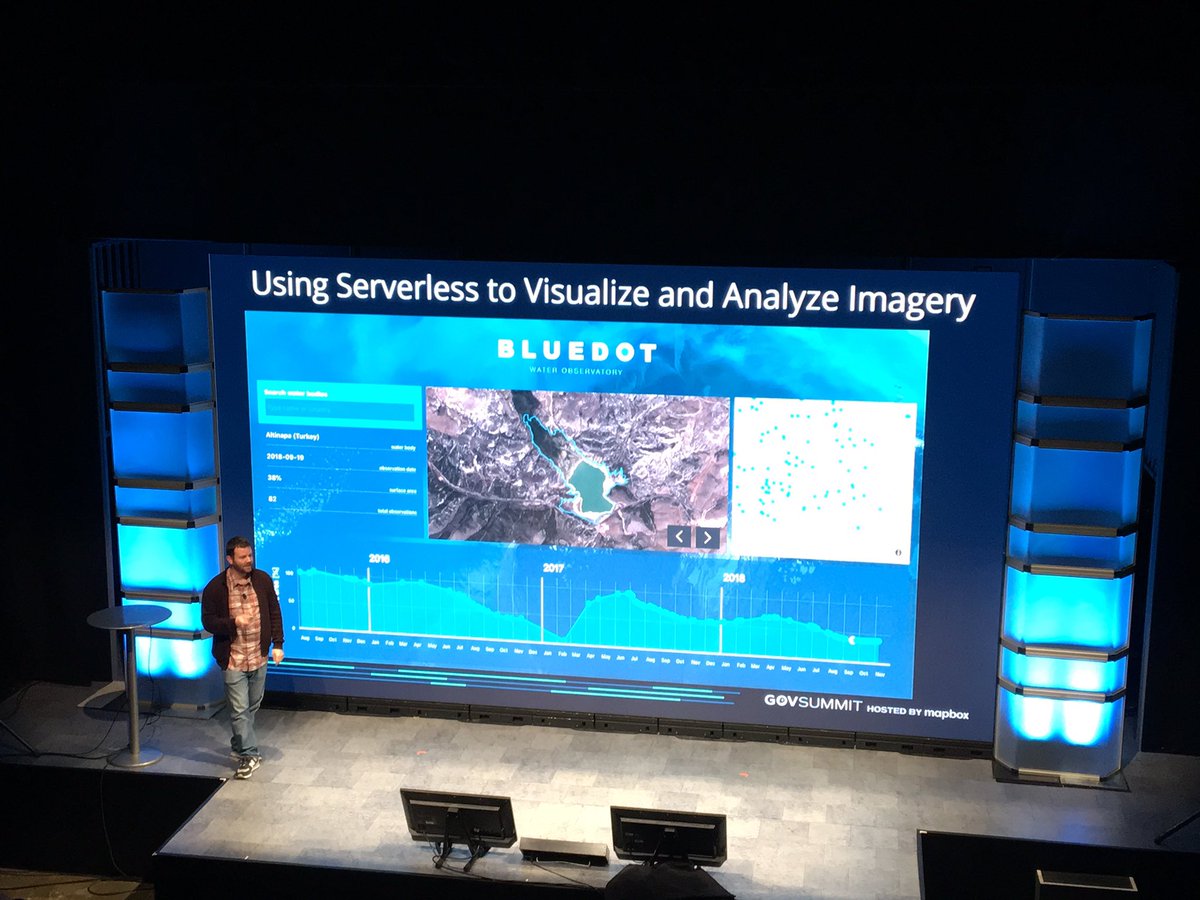 Marena_B's tweet photo. So many awesome, impactful maps at #GovSummitDC today! Some favs: folks using location tech for flood prediction and response, water body monitoring, and imagery analysis https://t.co/BPU2Z8GDjg