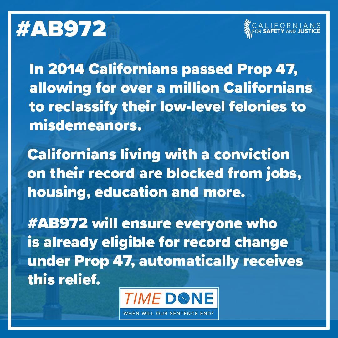 SoulRevision's tweet photo. #AB972 just passed out of Assembly Public Safety this afternoon! Another step closer to justice for many Californians! @RobBontaCA https://t.co/QfaO6lNAn4
