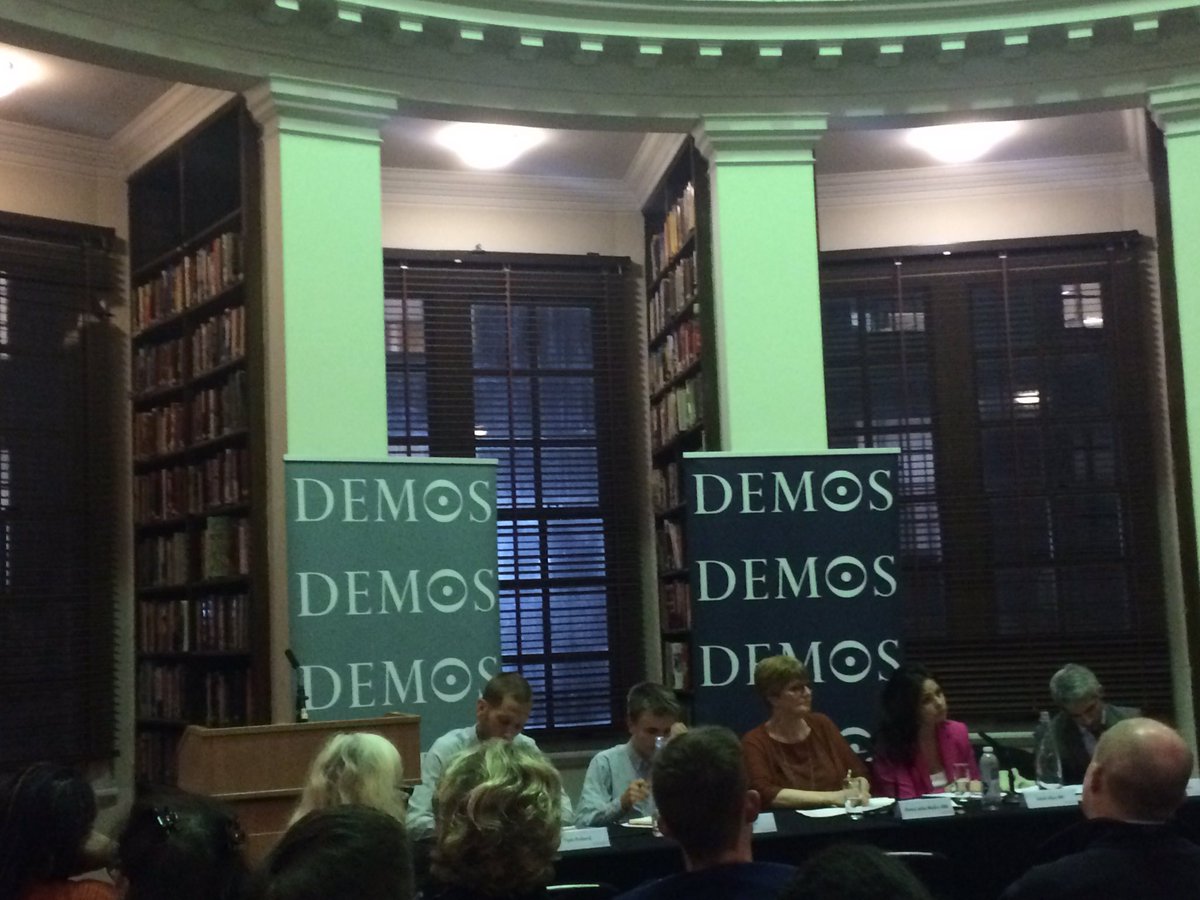laura_kekuti's tweet photo. Fascinating discussion at the @Demos #pathwaysfrompoverty event, w @heidiallen75 arguing for involving more 3rd sector orgs in delivering employment support for ill & disabled people. We at @UnLtd see firsthand how social entrepreneurs can do that really well https://t.co/gCrbBvPcOn