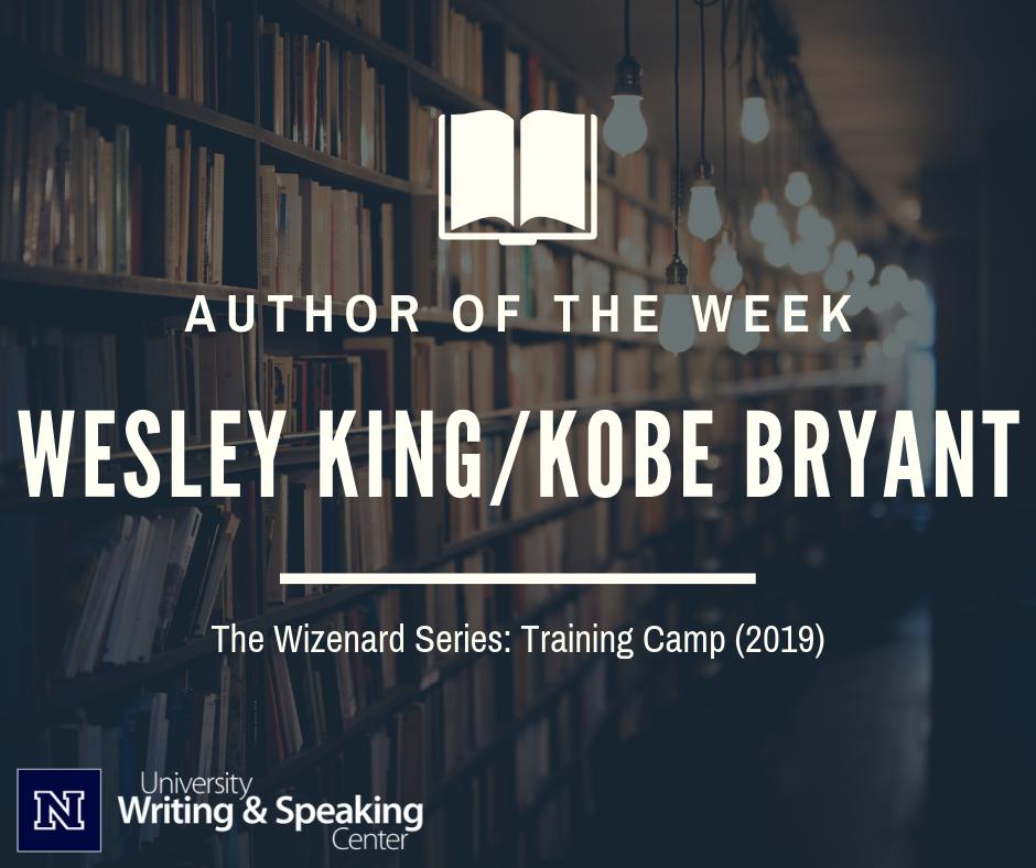 UNRUWSC's tweet photo. #AuthorsoftheWeek are @WesleyTKing & @kobebryant! 📚
Created by Academy Award winner Kobe Bryant, The Wizenard Series: Training Camp takes readers into an enchanting fantasy fiction that is filled with inspiration and enlightenment! @Granity #TheWizenardSeries https://t.co/deSpwkXhah
