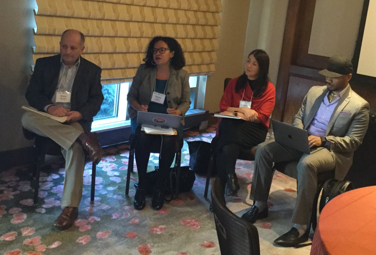 agamoran's tweet image. Scholarship on the use of research evidence lacks adequate attention to structural racism &amp;amp; inequality; a critical perspective can help. @DrewGitomer moderates a session with Nancy López, @sumieokazaki &amp;amp; @davidekirkland - will the #transformURE community respond?