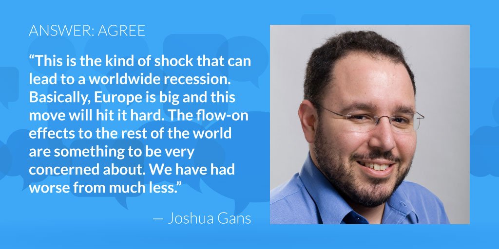 mitsmr's tweet photo. What Would a Hard Brexit Mean for Global Business? @Joshgans weighs in. See what other #ExpertsOnStrategy think. More commentary on this month’s hot topic → https://t.co/6YYEd8DELp https://t.co/wLoDvxJ2ee