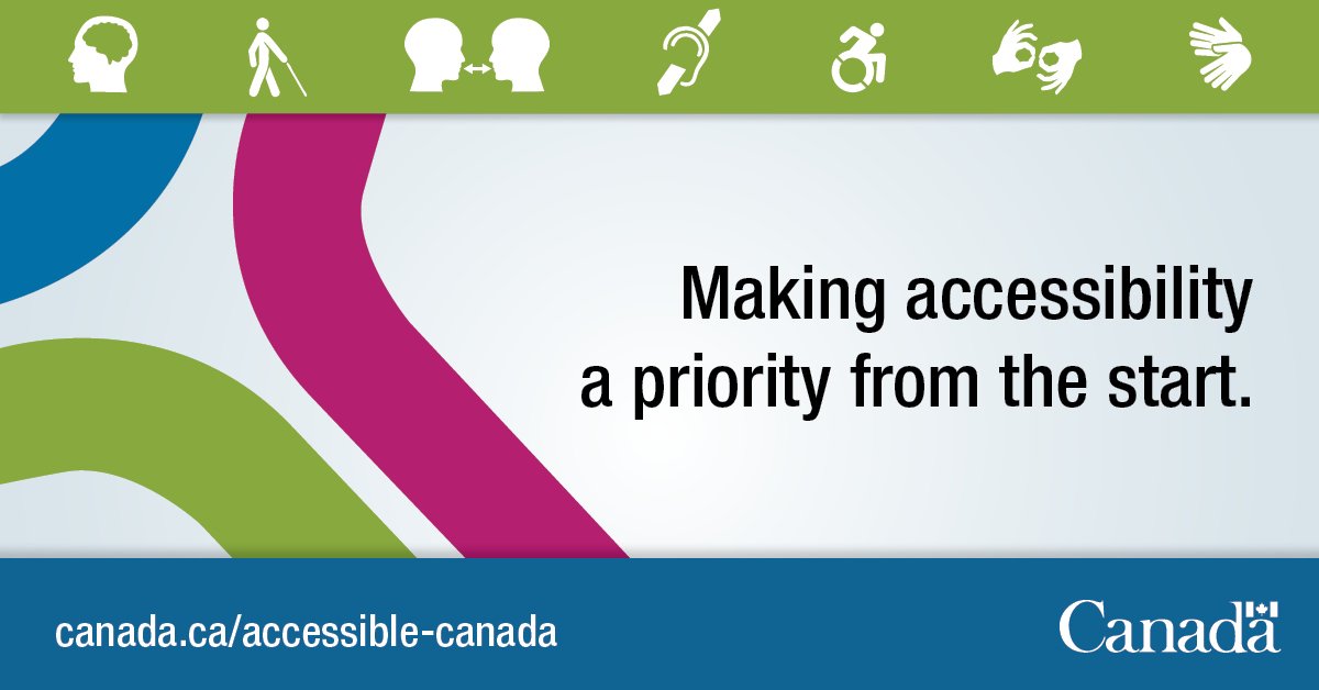 AccessibleGC's tweet image. 1/2: 📢 The #GoC is now accepting applications for a Chief Executive Officer for the proposed Canadian Accessibility Standards Development Organization (CASDO). Taking steps to ensure the proposed #AccessibleCanada Act removes barriers from day one! bit.ly/2UjEH0N