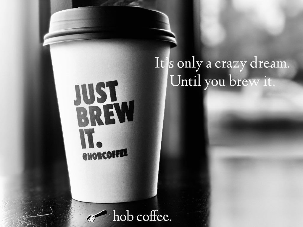 HobCoffee_'s tweet photo. Just brew it. #coffeetime https://t.co/N4Jgvey9RH