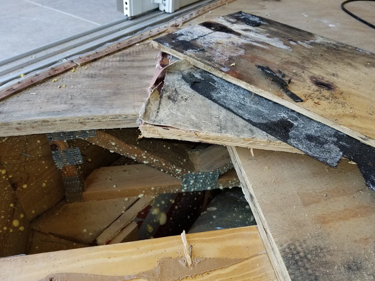 iMoldUS's tweet image. Ever wonder what your subfloor will look like after sitting wet for long periods of time? #moldy #2layers #imold #weremoveit