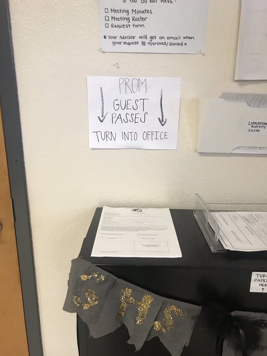 Make sure to get your guest passes either in the front office or outside the stuco room!!! 🏙✨ They are due to the front office the Thursday before the dance!!!