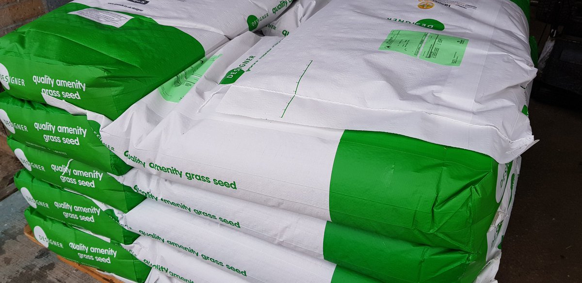 Sportspitchnw's tweet photo. Seed delivered ready to drill into 2 football pitches tomorrow. @MM_Seed headstart coated seed drilled in with our overseeder giving quality germination. https://t.co/1B8nrvdO19
