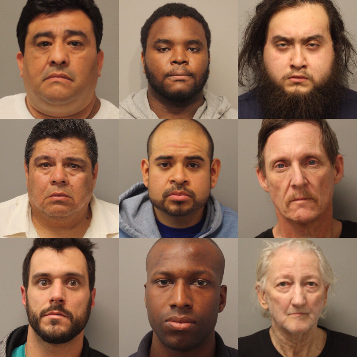 UNDERCOVER SEX STING: @ConstableRosen arrested these nine men during an ...