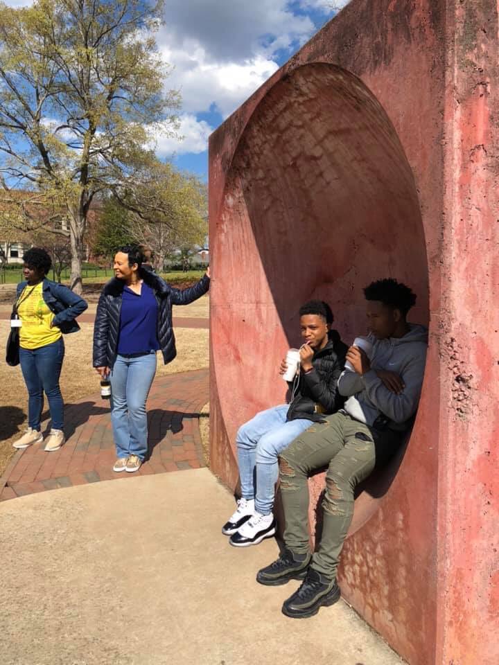 HCCPRIDE01's tweet photo. COLLEGE ROADTRIP!  P.R.I.D.E. members explore the campuses of North Carolina A&amp;T State University and North Carolina State University, the alma maters of Learning Coaches Ms. Capehart &amp; Mr. Abrahams, respectively.  #GoAggies #GoPack https://t.co/rTwCzhpIis