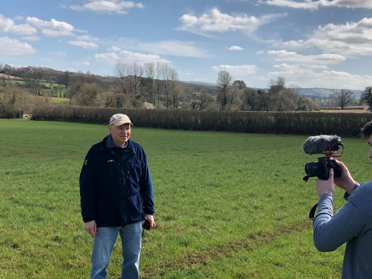 NufarmUK's tweet photo. Behind the scenes pic from today; the team was at @PearceSeeds getting some footage covering #smartgrass ... can you spot the #tazer hat too? https://t.co/puP0xrosv1