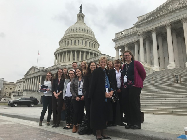 UMLNursing's tweet photo. MACN Nursing Deans at Capitol Hill visiting Senators Markey and Warren Offices to advocate for NINR funding and HRSA Nursing Workforce reauthorization funding. https://t.co/hdXNTfVWVE
