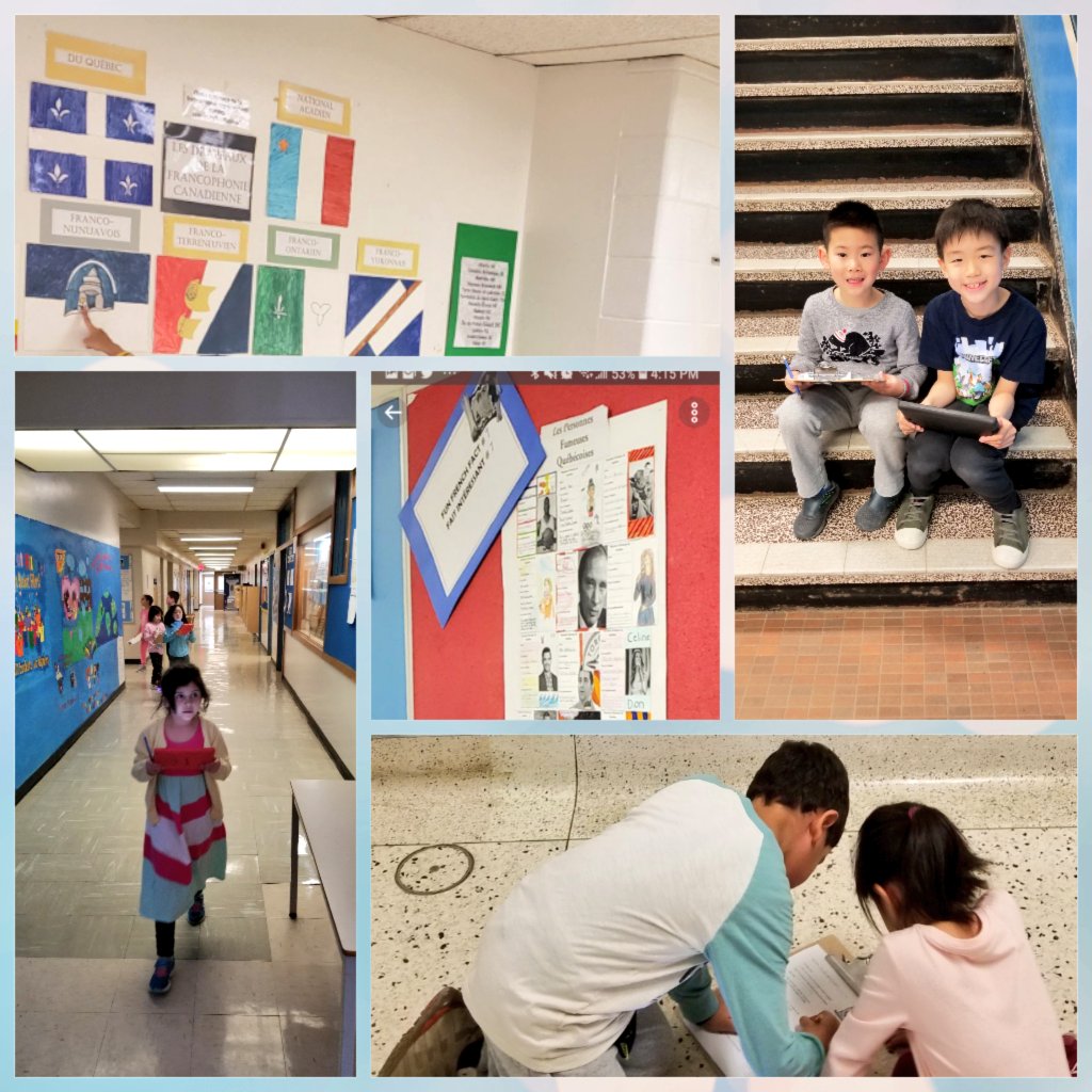 TamaraKakish's tweet photo. We are learning all about French Canadian culture with a scavenger hunt around our school @TDSB_DunlacePS  
🇨🇦🇨🇵 https://t.co/kmYdAfs4hs