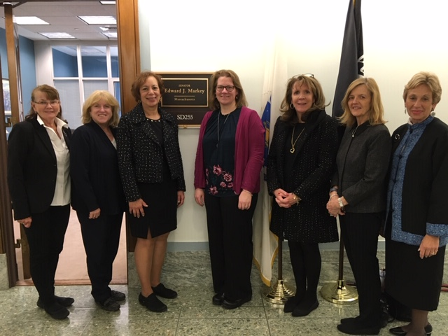 UMLNursing's tweet photo. MACN Nursing Deans at Capitol Hill visiting Senators Markey and Warren Offices to advocate for NINR funding and HRSA Nursing Workforce reauthorization funding. https://t.co/hdXNTfVWVE