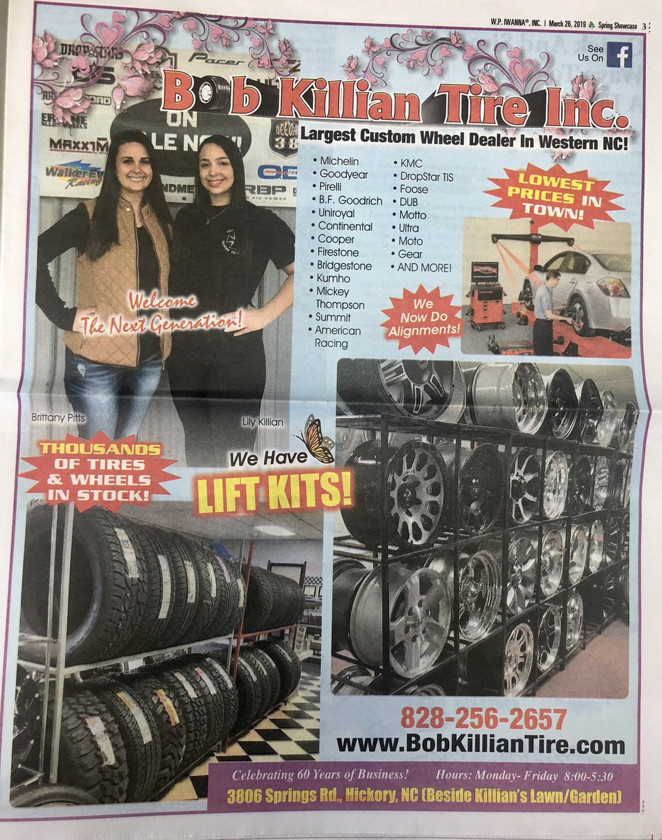 Bobkilliantire's tweet photo. Pick up the iwanna today and check out our great ad in the spring showcase section! https://t.co/k5Mu1fTDxF