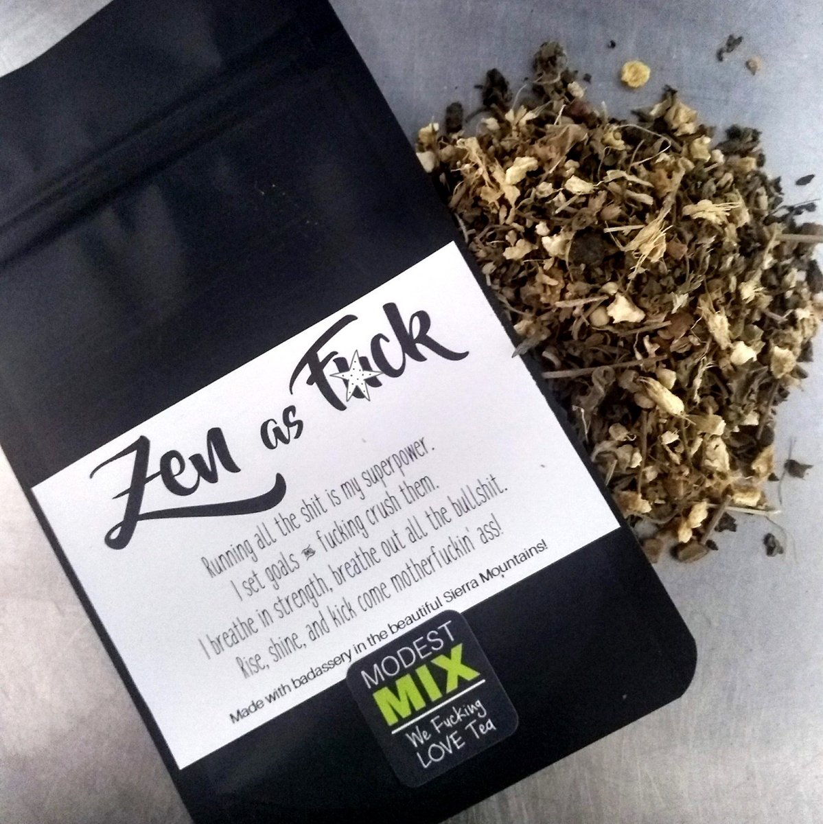 Excited to share the latest addition to my #etsy shop: Zen As F*** etsy.me/2JJCjfq #plantsandedibles #tea #black #divorcebreakup #gift #gifts #teas #humor #organic