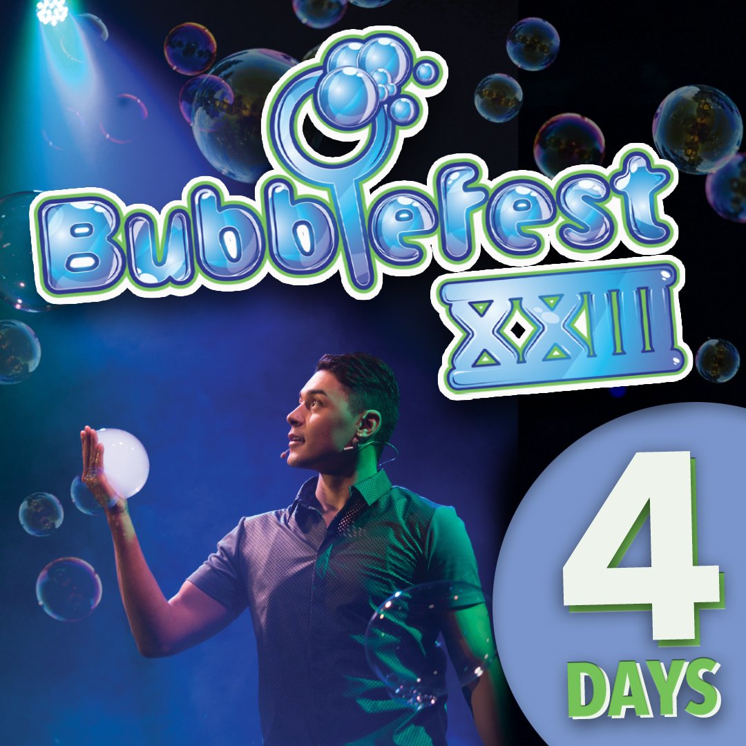 Discovery_Cube's tweet photo. 4 DAYS to get your pre-sale tickets and the countdown continues! Discover bubble science at the Cube. Who's got their Bubblefest tickets already?! #DiscoveryCubeOC #DCBubblefest2019 https://t.co/NtYEedQuAD