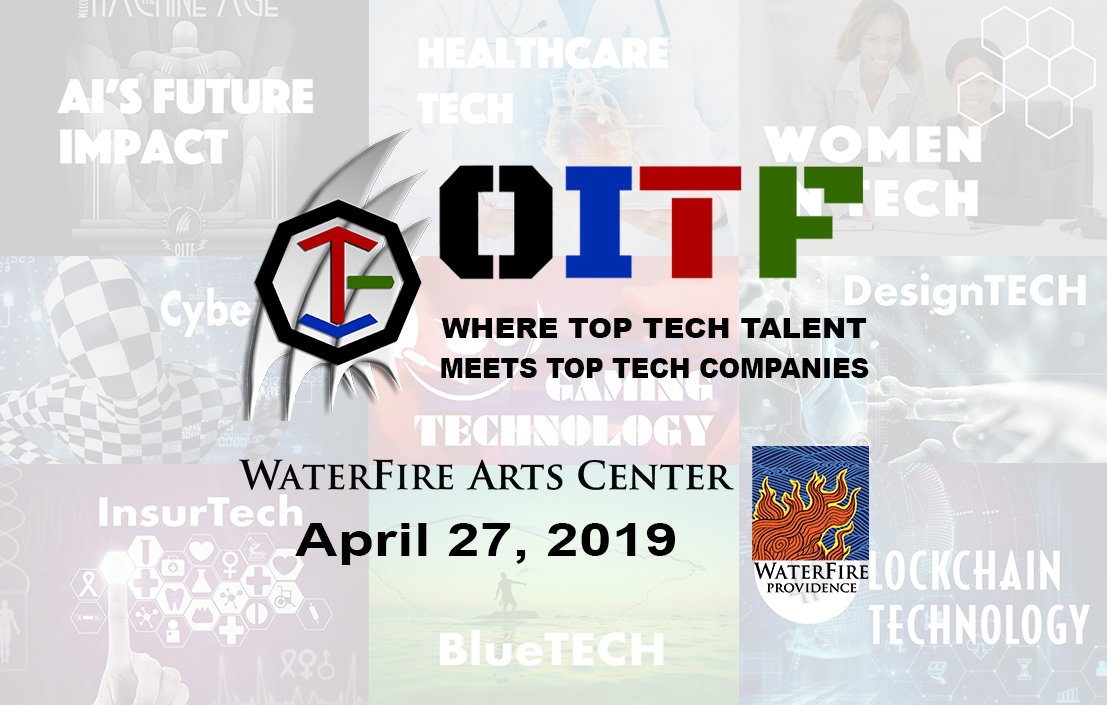 OceanInno_TF's tweet photo. Discover the #RIBoom of Innovation & Technology at @WaterFireProv - Tickets on Sale Now: https://t.co/Q4Jxh1wTqv
#tech #AI #AR #VR #Developer #geeks #studentlife #data #recruitment #3D #3DPrinting #womenintech #techjobs #cyber #deeplearning #startup #networking https://t.co/qLvIcSpM8c