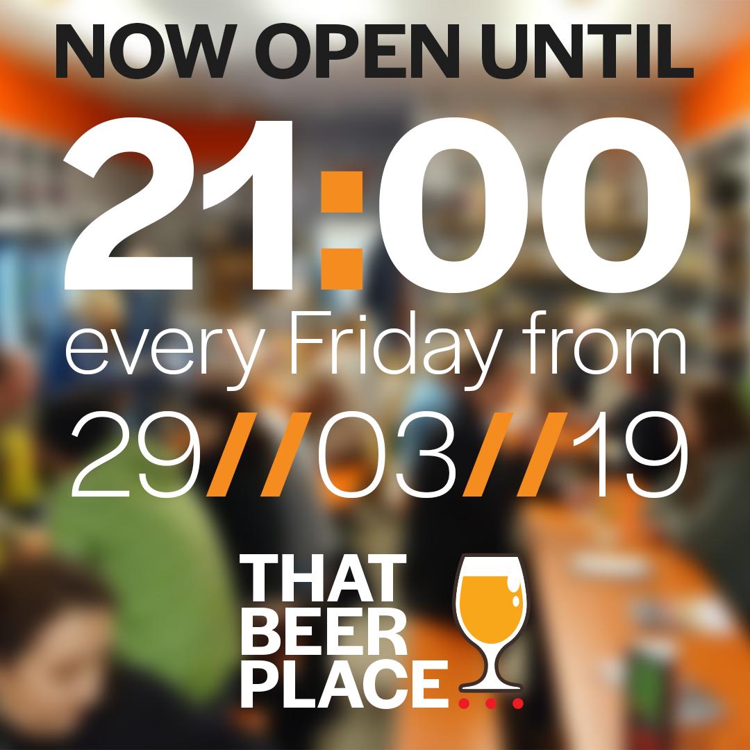ThatBeerPlaceHQ's tweet image. #ChesterHour we've got news for you! We're open an extra hour on Friday nights, til 9PM every week from 29th March! More time for delicious beer, wine, cider &amp;amp; gin! 🍷🍻

All the foodie spots inside @ChesterMarketCH are open too! Fun times...all under one roof! 😍

#FoodieFriday