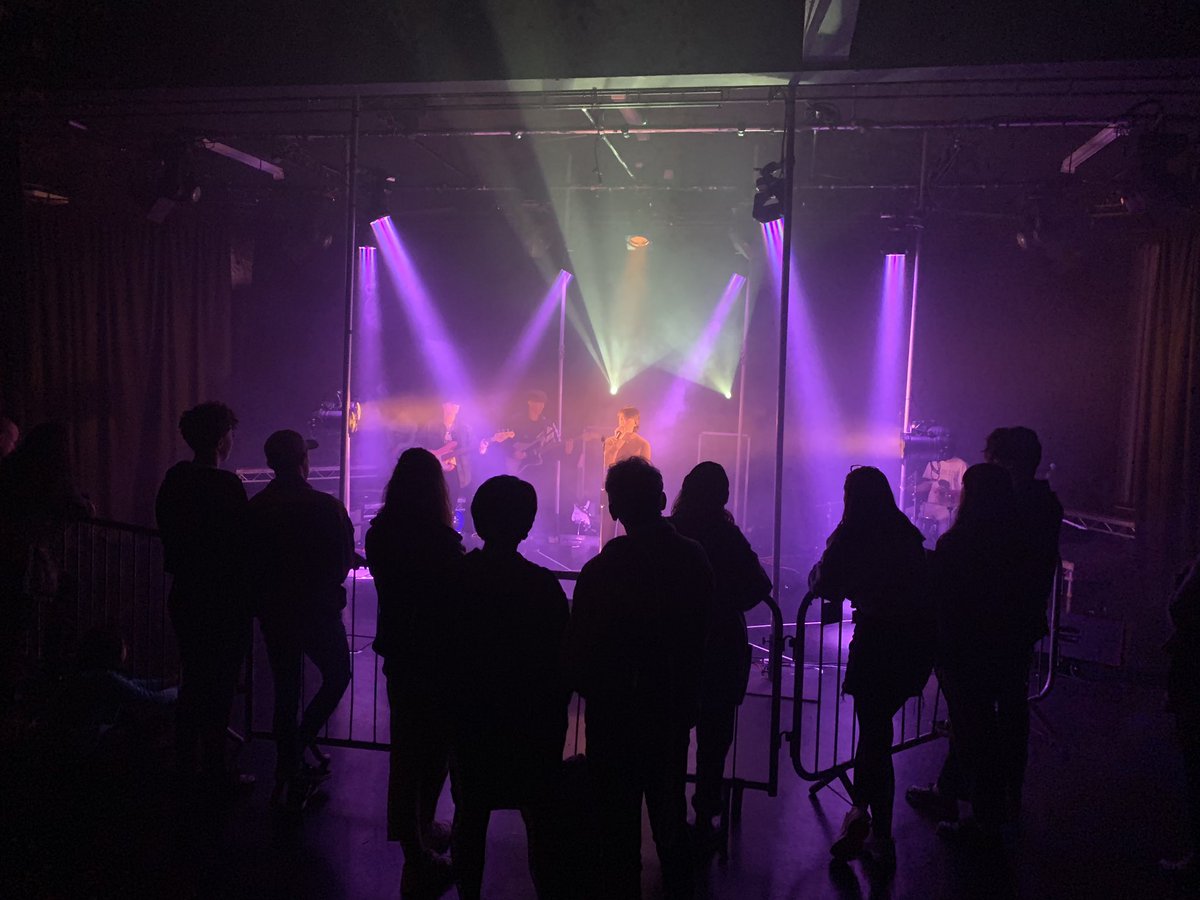 arts_tutor's tweet photo. GREAT work @productionGeorg @lincoln_college Lighting designer for tonight’s originals gig. Thanks to @lcualmusic @productionleb  @production_ben1 @AdamWilkins1 @Production_Ewan and all #ProductionArts students who helped us. https://t.co/QbWgFnCCrb