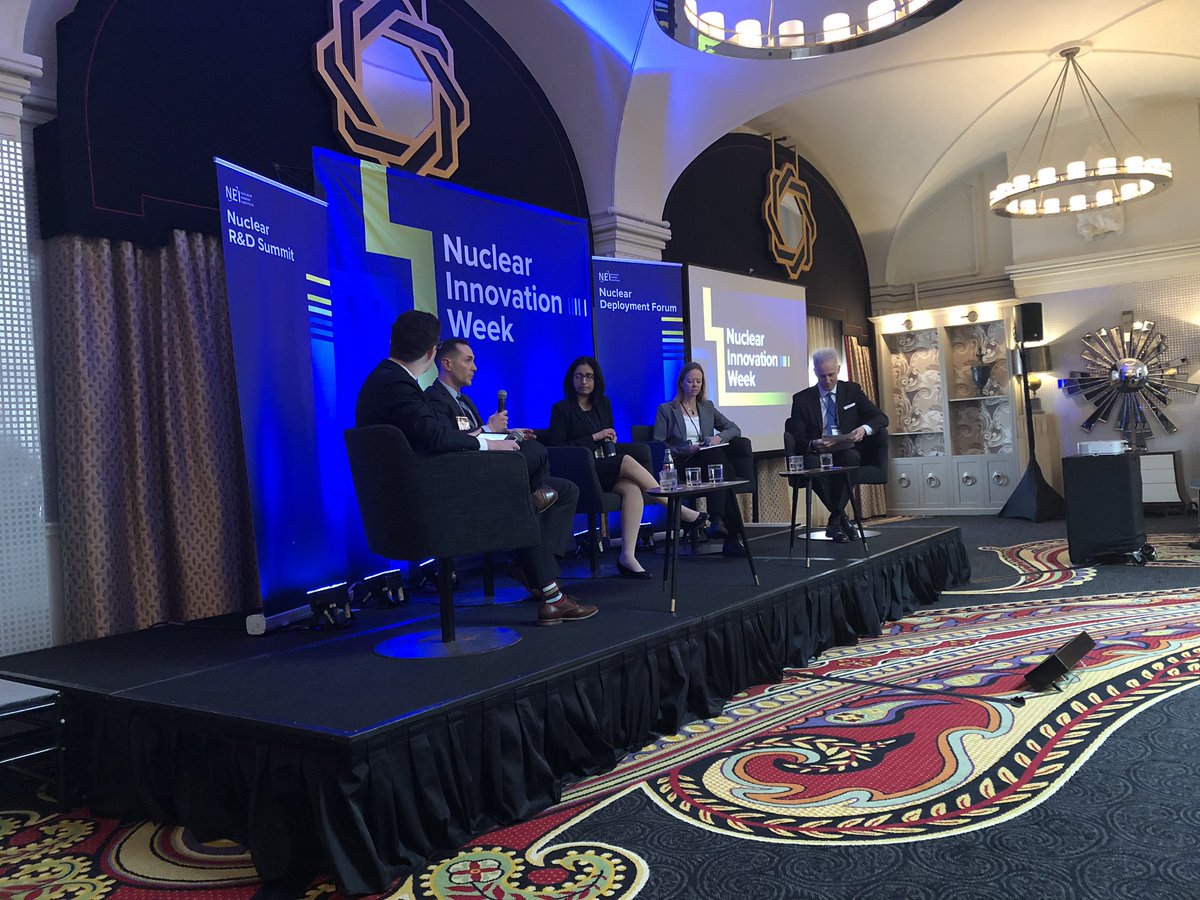 Excited about the integrated energy systems panel starting now at <a href="/nei/">Nuclear Energy Institute</a> R&amp;D summit. I want more discussion about #nuclearinnovation in the context of larger energy systems and diverse applications #nuclearnerd #broaderhorizons