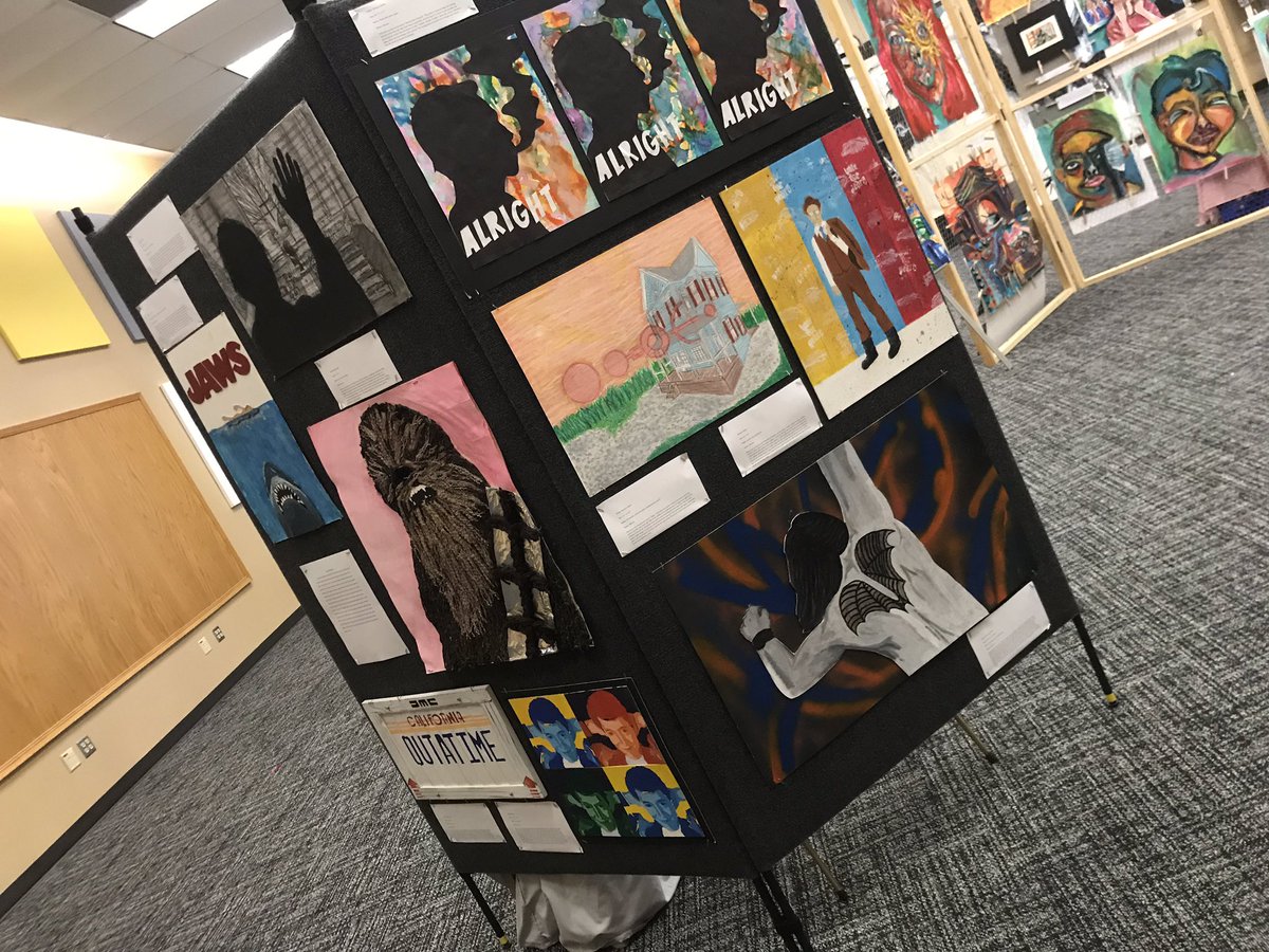LSHSAthletics's tweet photo. Check out the IB Art show from 6:00-8:00 tonight in the Lecture Hall! #Amazingtalent The choirs are also performing in the PAC tonight. #cheapdatenight https://t.co/VCzoyupENA