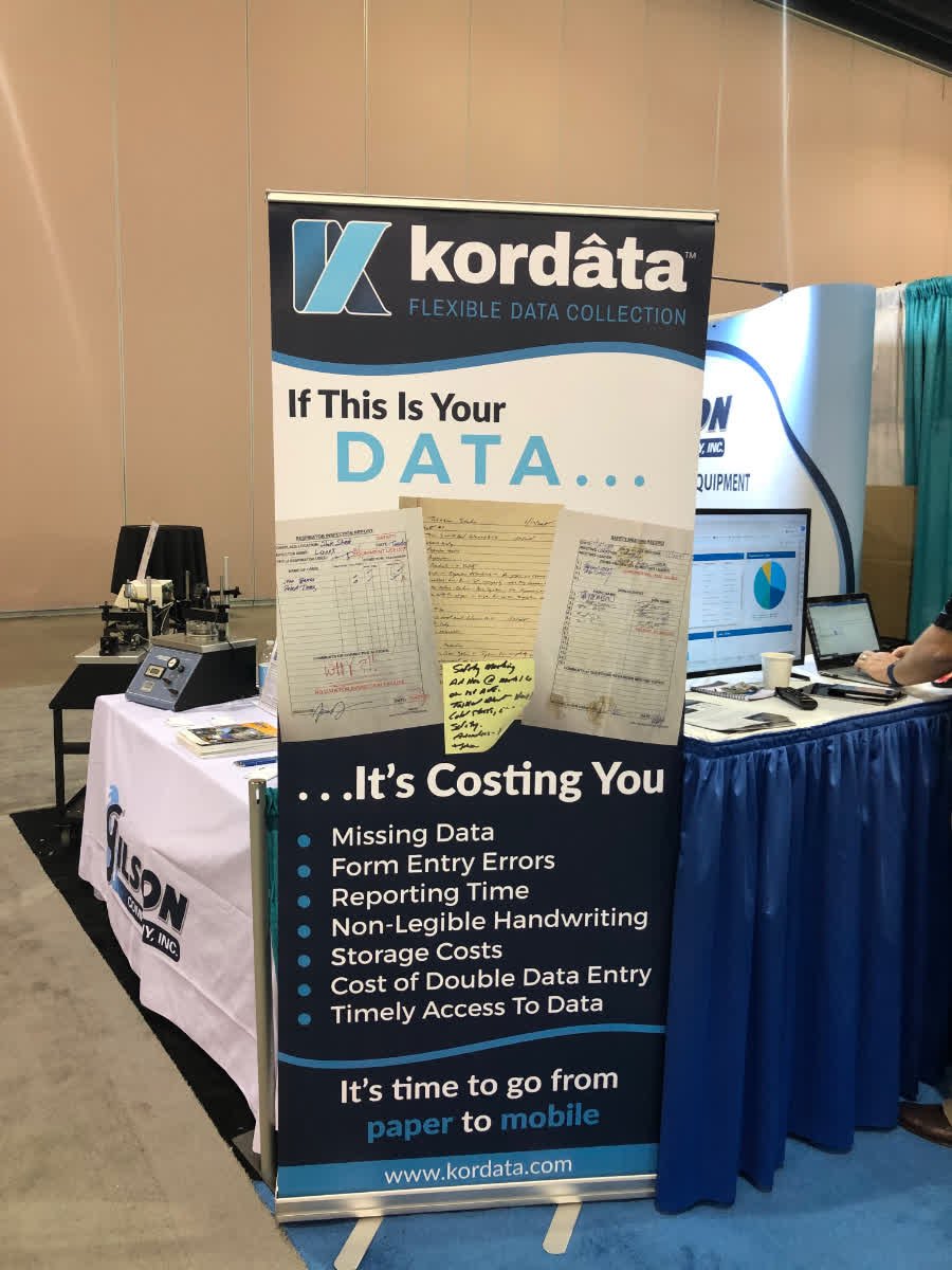 KordataSoftware's tweet photo. Are you attending Geo-Congress 2019 at the Pennsylvania Convention Center in Philadelphia this week? Stop by our Kordata booth to get a demo of how we can help you make the transition from paper to mobile data collection.
 #geocongress2019 https://t.co/vdJLr9xs7q
